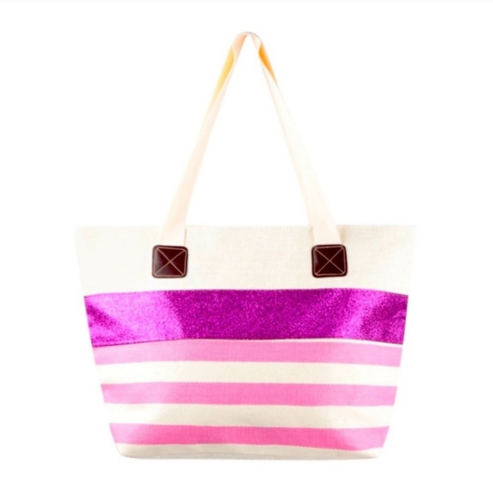 Pink stripe bag